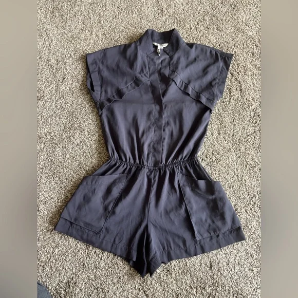 BCBGeneration Charcoal Romper - Picture 7 of 11